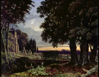 Clair de lune, pensées dans un cimetière